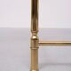 Brass side tables Hollywood Recency 1970s France
