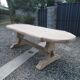 Large monastery table made of solid oak.