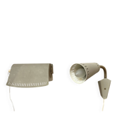 Pair of modular scandinavian design wall lights 1950.