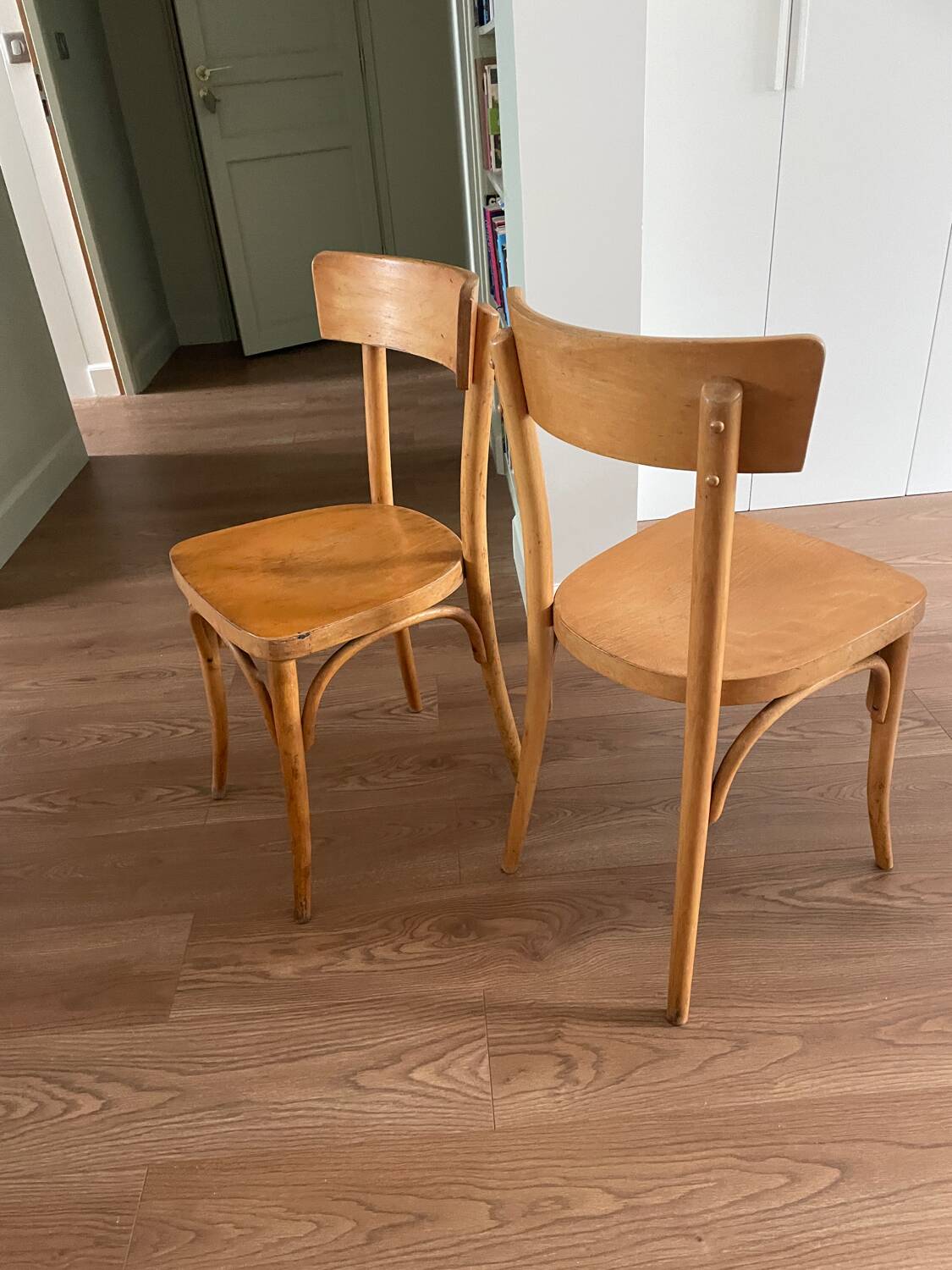 Lot de Chaises Thonet vintage, chaise vintage, chaise de salle à mange