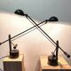 Paire de lampe articulées de bureau année 80