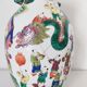 Chinese vase family green decoration dragon kite