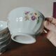 7 mismatched porcelain rib bowls