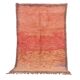 Peach Vintage Moroccan Rug 160 x 260 cm - Berber Wool Rug - Handmade Rug