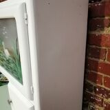 Buffet mado 50s white and brushed oak