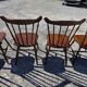 6 western beech chairs from the 1960s