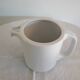 Large white porcelain milk jug