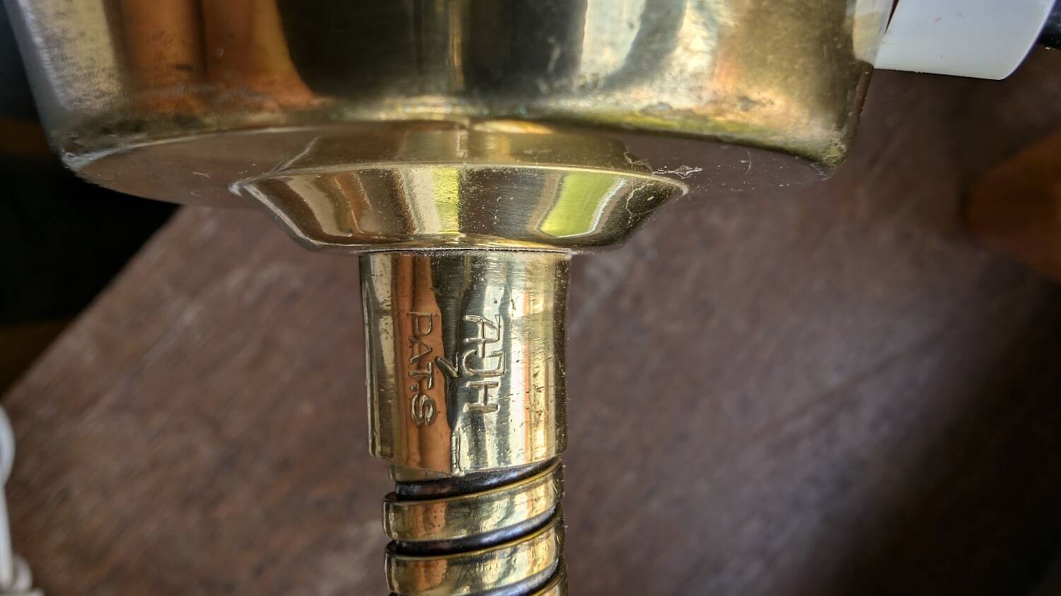 AJH Swedish brass adjustable wall lights