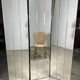 Vintage 80'S 3-panel beveled mirror screen