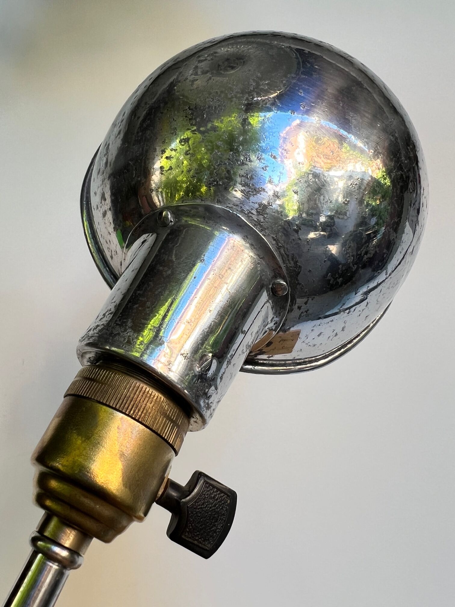 Lampe articulee 1900 atelier Paris orfevrerie