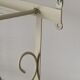 Vintage wrought iron wall coat rack