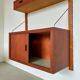 Danish wall shelf with one bay