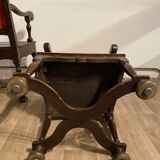 PAIR OF ARMCHAIRS WITH HIGH BACK STYLE LOUIS XIII