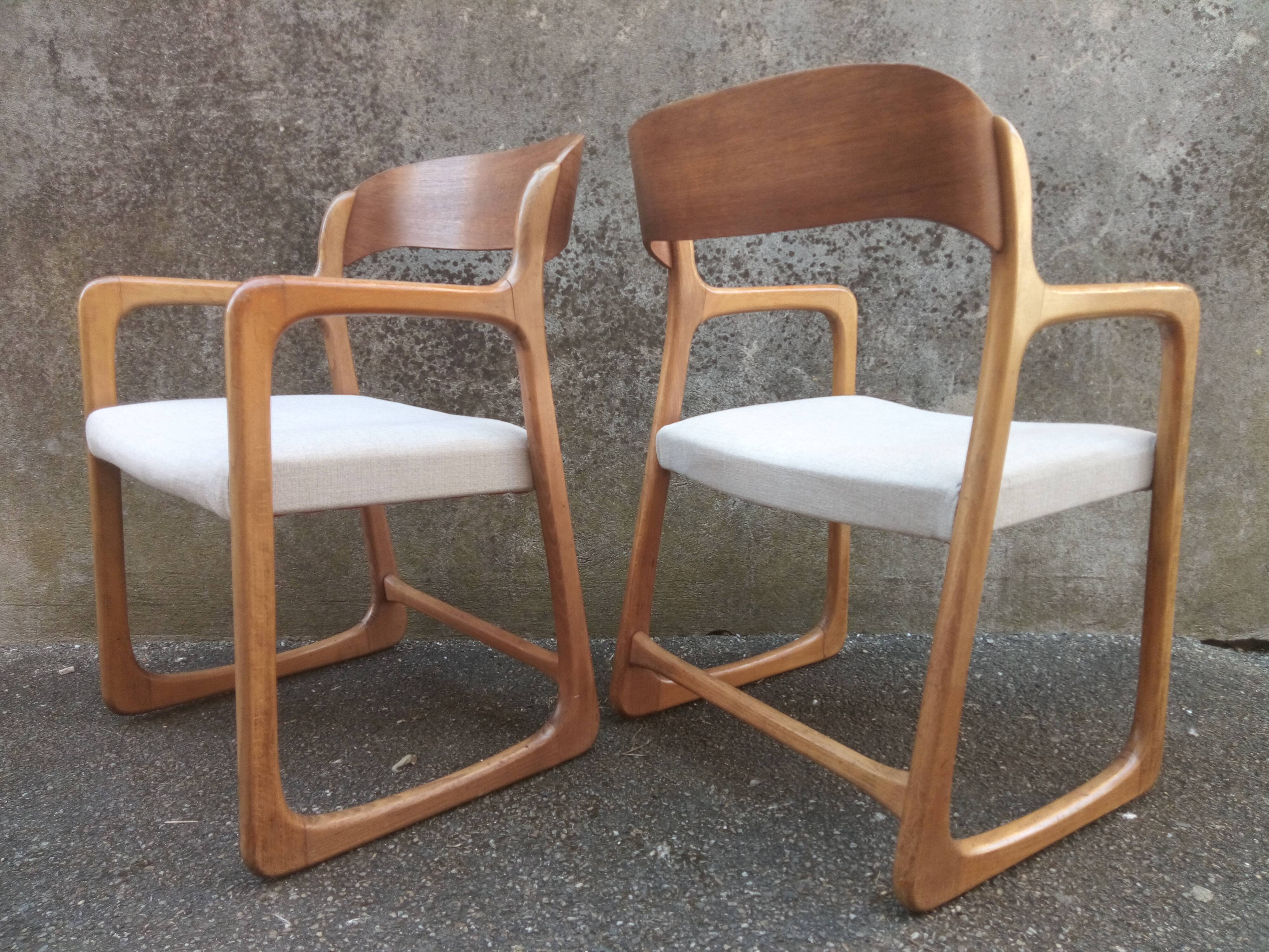 Pair of Baumann armchairs 1960