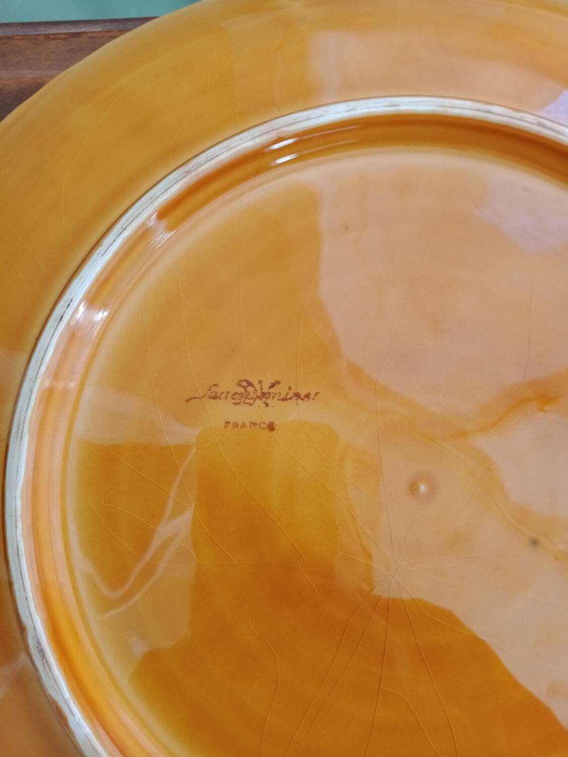Sarreguemines slip dish