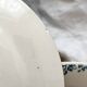 6 flat ironstone plates "Hollyhock" Gien