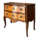 Commode sauteuse en merisier époque 1900