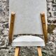 Set de 6 chaises blanches 1960