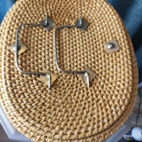 Old Chinese travel tea basket