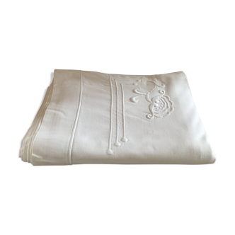 Drap ancien en coton