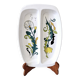 Partitioned plate in porcelain, dandelion model, Villeroy and Boch.