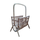 Rattan magazine rack 60s 70s