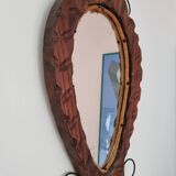 Brutalist vintage mirror