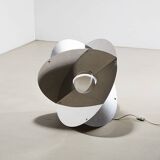 Rare Luna Lamp by Rinaldo Cutini for New Lamp Italy ca. 1970