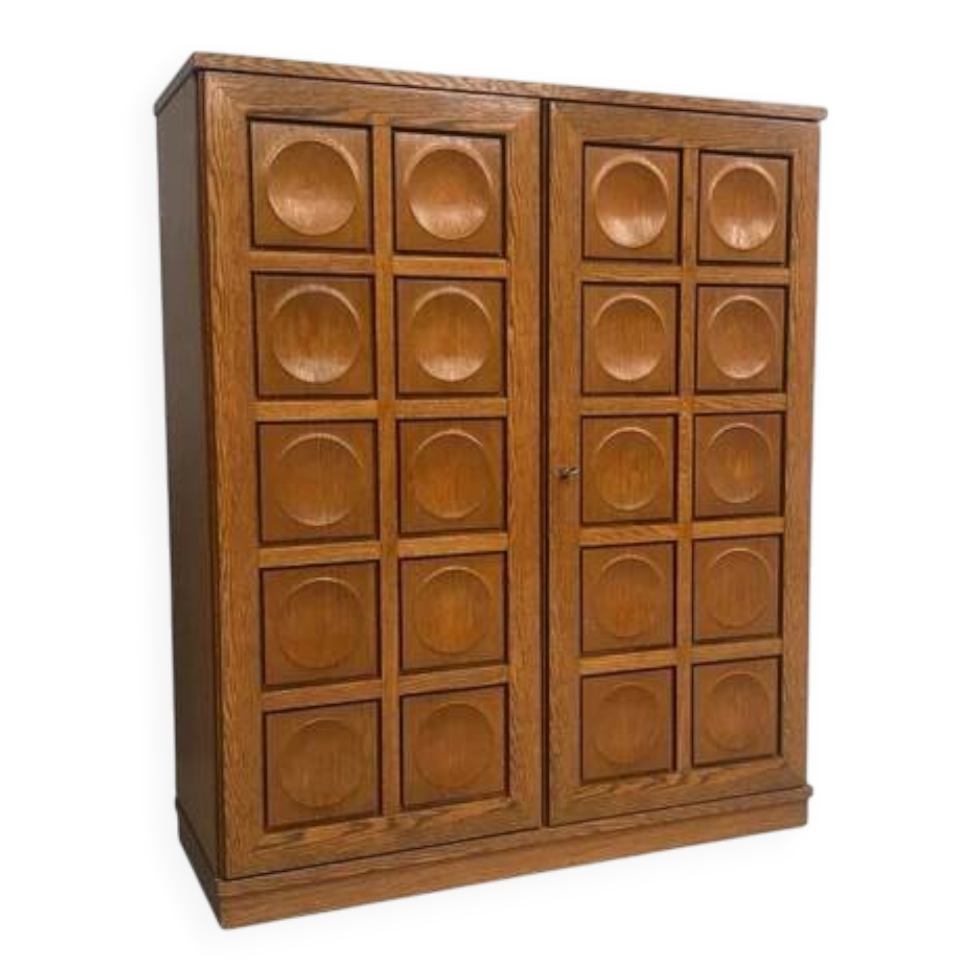 Vintage brutalist style highboard / cabinet by Bartels, 1970s