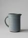 Turquoise Ribbed Mid-Century Ceramic Jug 1L