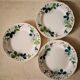 6 plates strawberry service by George Sand Creil and Montereau
