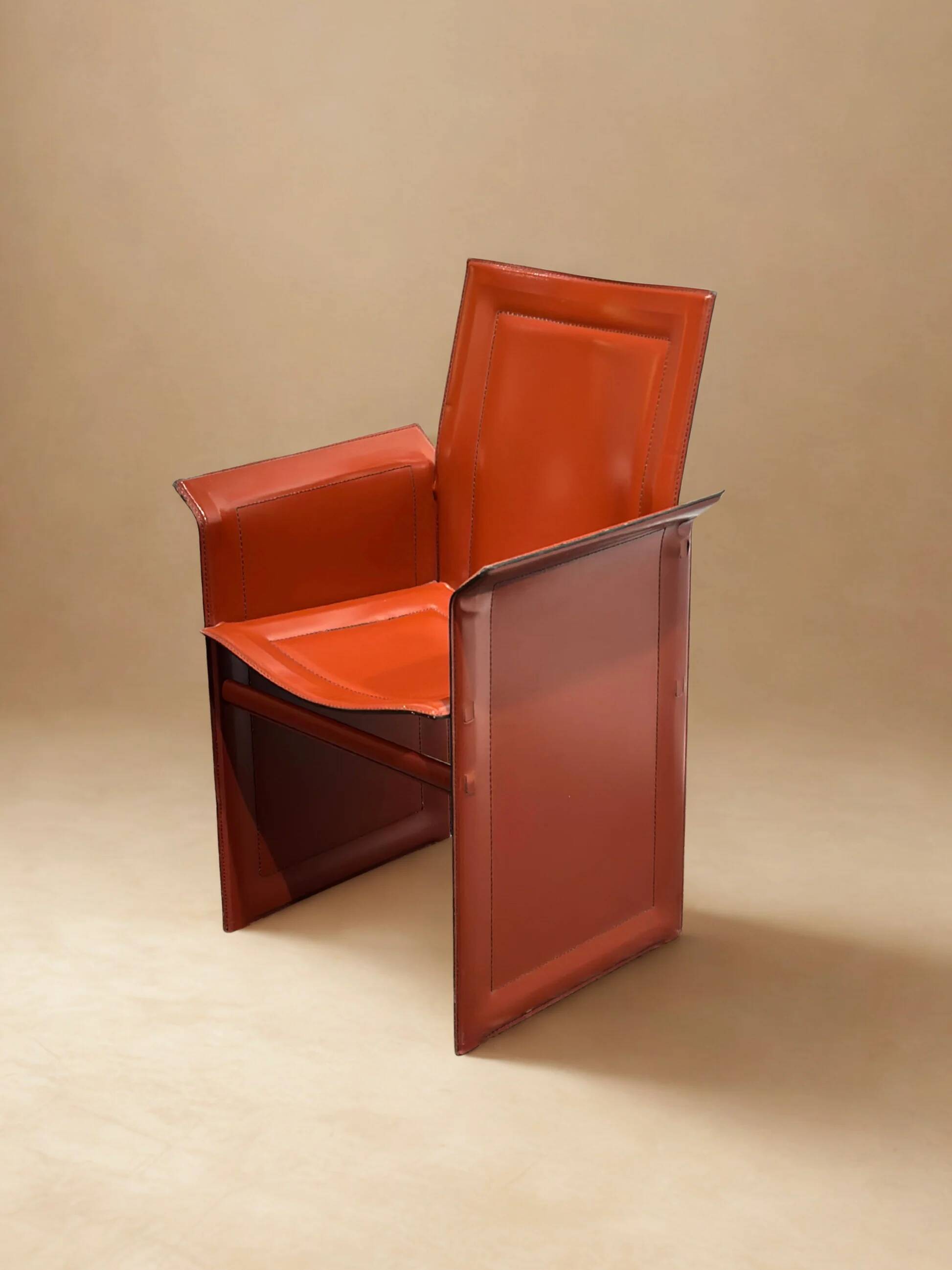 Set of 6 original “Korium” chairs by Tito Agnoli