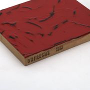 Two small abstract minimalist paintings by Vincent Dufresne.