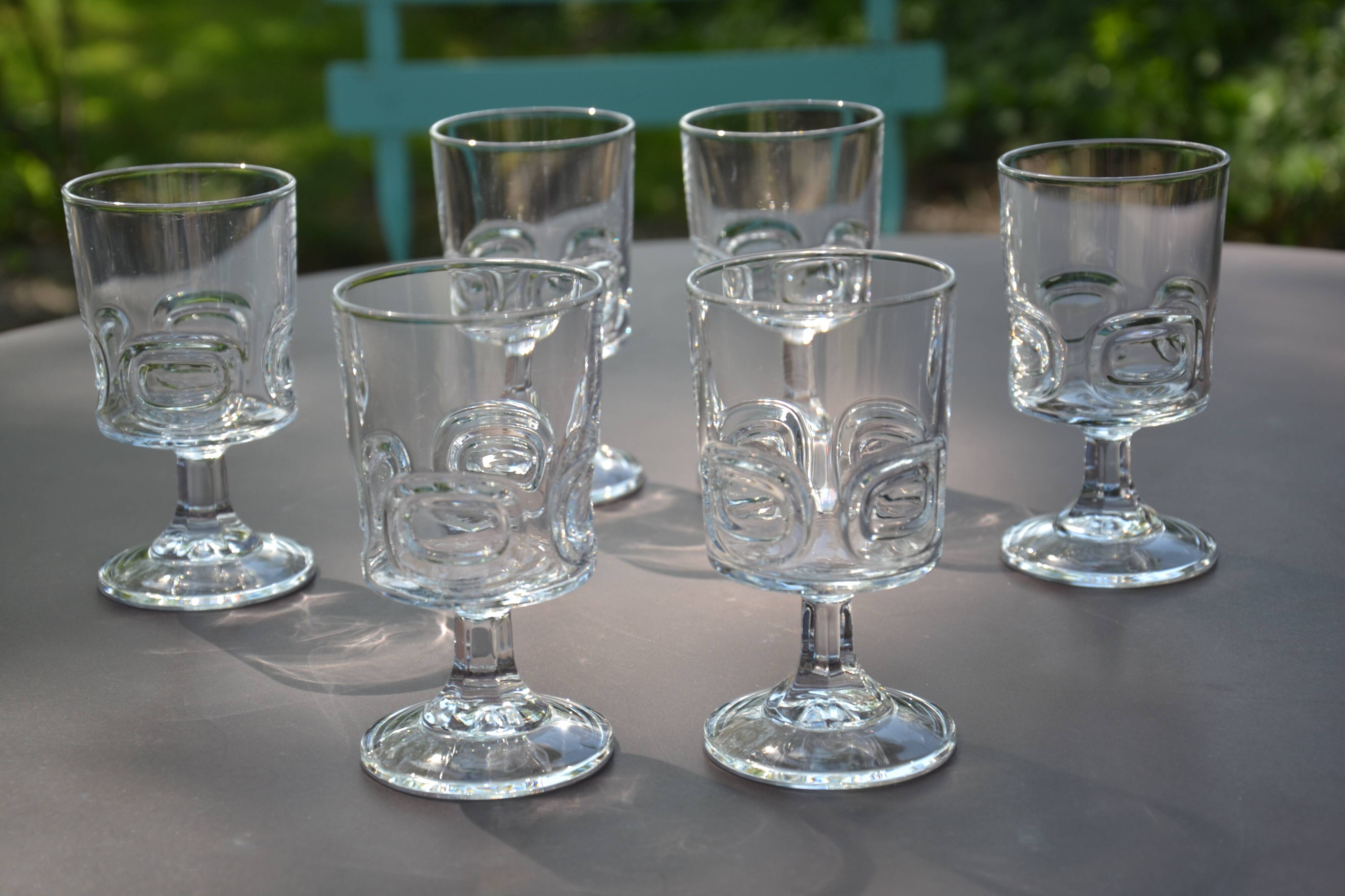 6 verres à vin
