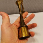 A set of beautiful candlesticks in solid brass.