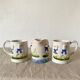 Vintage slurry mugs 80s