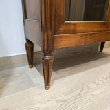 Louis XVI style display case in walnut