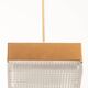 Pendant Light in Glass and Metal, 1970s Czechoslovakia, Vintage Mid-Century Ceiling Lamp Fixture
