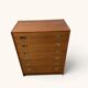 Vintage teak commode with brass handles (copy)