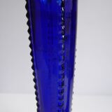 Pair of blue soliflore vases
