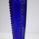 Pair of blue soliflore vases