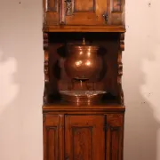 petit vaisselier en bois de mélèze - 17° siècle -Suisse
