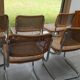 Série de 5 chaises cesca B32 Marcel Breuer
