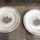 Bird plate duo Ch. Lecerf early XX