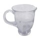 Cruche en verre ciselé années 50