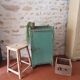 Tabouret vintage d'atelier