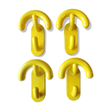 Set 4 hooks Arco by Luigi Caramella for Con&con