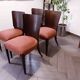 Set of 4 Lollipop Dining Chairs H-214 by Jindřich Halabala