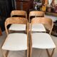 Set of 4 Baumann sleigh chairs