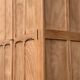 Parisian paneled cabinet in raw wood, 1940
